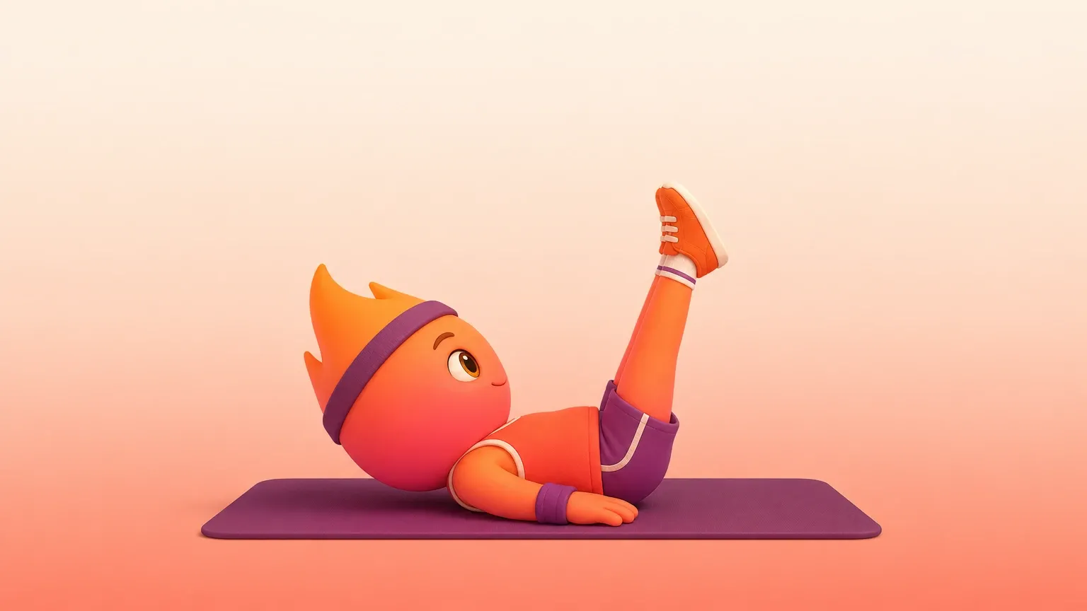 Peak Streak artwork for the Leg Raises Challenge